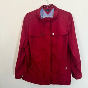 Tommy Hilfiger Windbreaker Jacket, Deep Red XXL